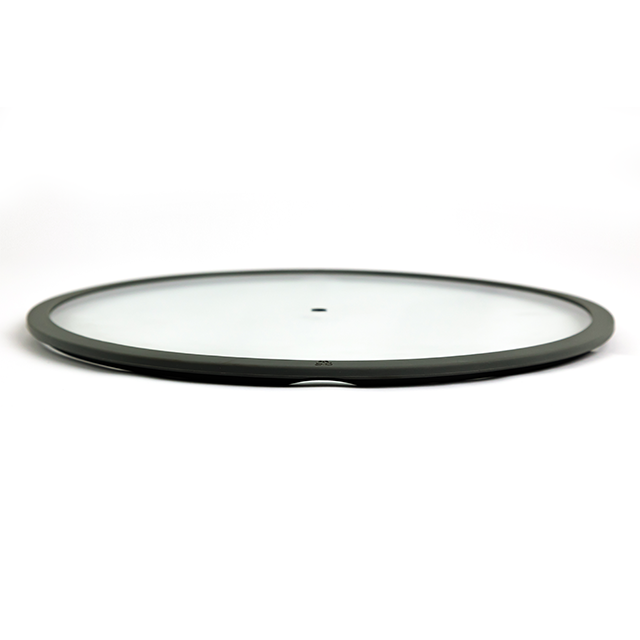 Flat Steel Silicone Glass Lid